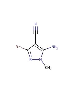 Astatech 5-AMINO-3-BROMO-1-METHYL-1H-PYRAZOLE-4-CARBONITRILE; 1G; Purity 95%; MDL-MFCD22573988